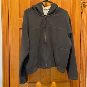Grey Fleece Zip Up
